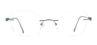 BENELITE BNLTE 1764-C4 Optik Genç,Yetişkin Kadın Çekik Çerçevesiz Titanyum - BENELITE