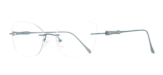 BENELITE BNLTE 1764-C4 Optik Genç,Yetişkin Kadın Çekik Çerçevesiz Titanyum - BENELITE (1)