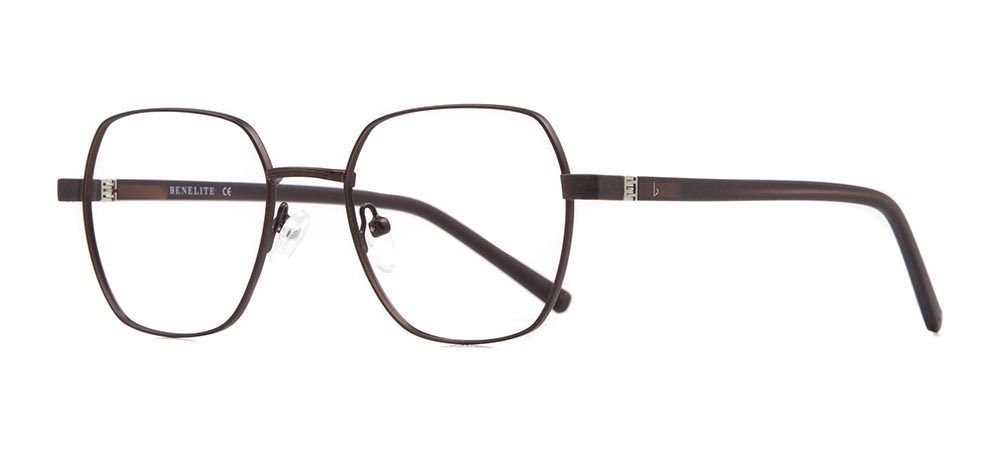 BENELITE BNLTE 1848-C04 Optik Genç,Yetişkin Erkek,Kadın,Unisex Geometrik Çerçeveli Metal - 2