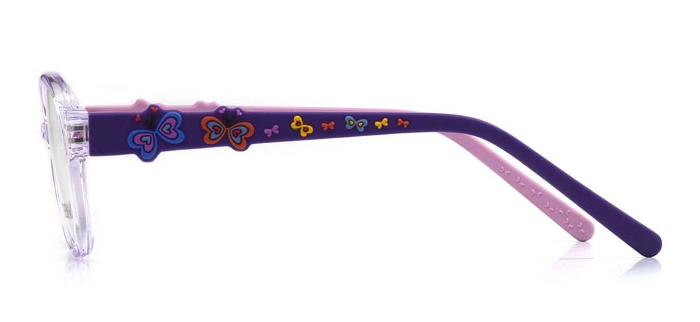 BENX BIO BXASTS5009-K21702 Optik Bebek,Çocuk Kadın Oval Çerçeveli Grilamid (TR90) - 3