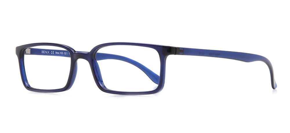 BENX BXGRL103-118 Optik Genç,Yetişkin Erkek Köşeli Çerçeveli Grilamid (TR90) - 2