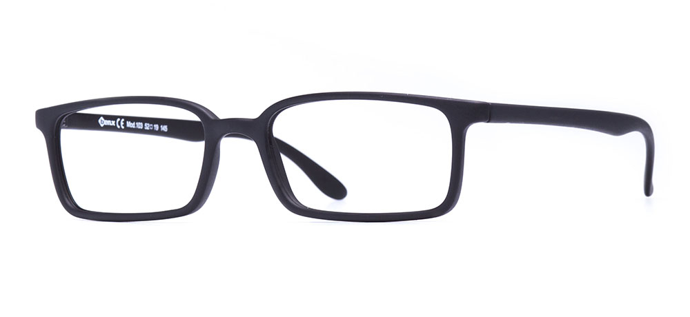 BENX BXGRL103-M06 Optik Genç,Yetişkin Erkek Köşeli Çerçeveli Grilamid (TR90) - 2