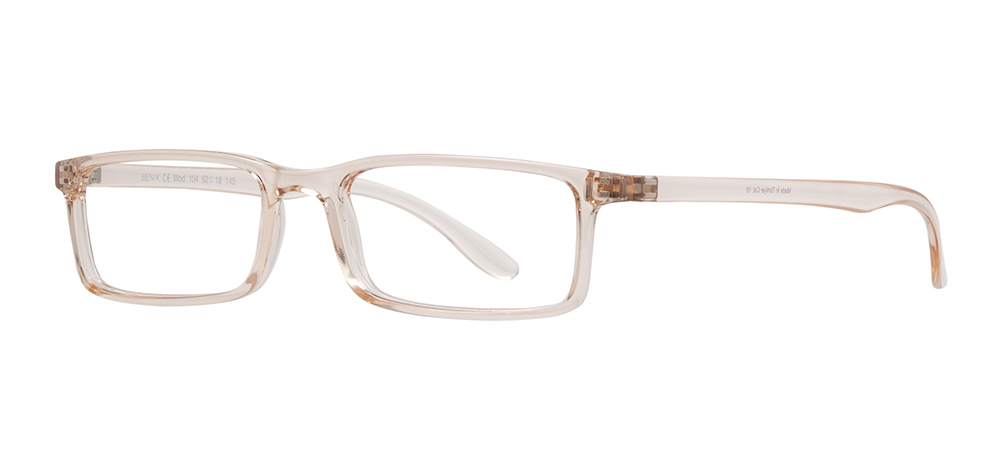 BENX BXGRL104-10 Optik Genç,Yetişkin Kadın Köşeli Çerçeveli Grilamid (TR90) - 2