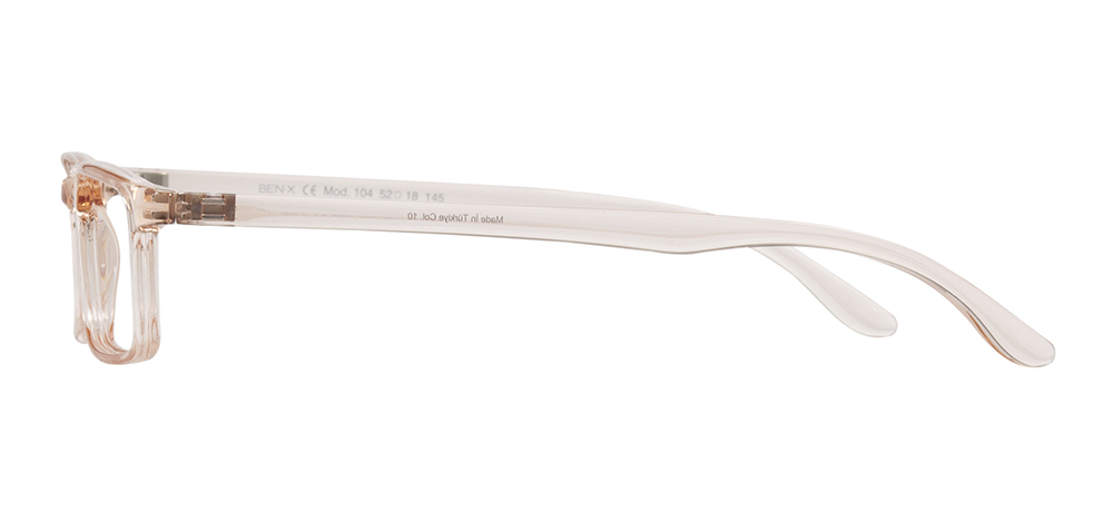 BENX BXGRL104-10 Optik Genç,Yetişkin Kadın Köşeli Çerçeveli Grilamid (TR90) - 3