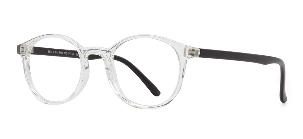 BENX BXGRL110-0106 Optik Genç Erkek,Kadın,Unisex Oval Çerçeveli Grilamid (TR90) - 2
