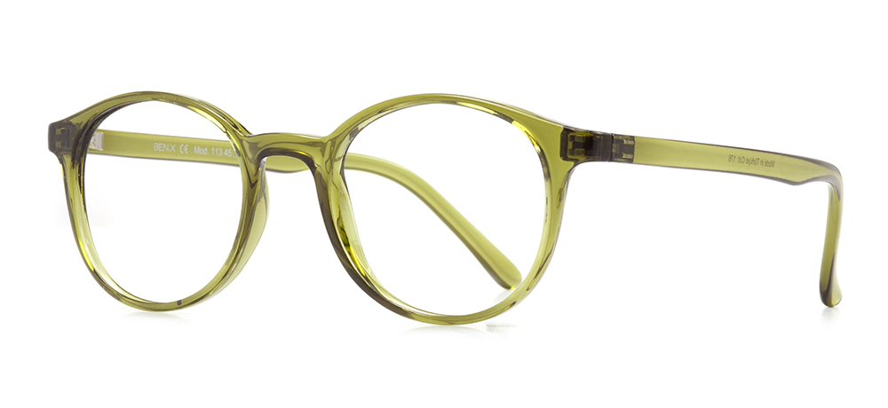 BENX BXGRL113-176 Optik Çocuk Erkek,Kadın,Unisex Oval Çerçeveli Grilamid (TR90) - 2