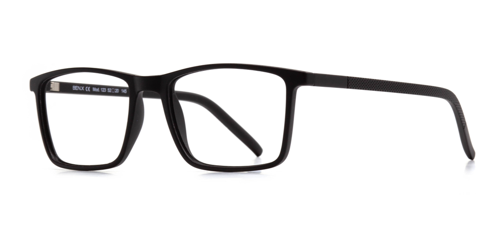 BENX BXGRL123-M06 Optik Genç,Yetişkin Erkek Köşeli Çerçeveli Grilamid (TR90) - 2