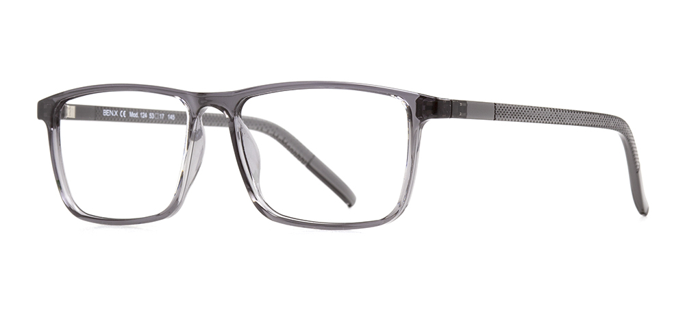 BENX BXGRL124-05 Optik Genç,Yetişkin Erkek Köşeli Çerçeveli Grilamid (TR90) - 2