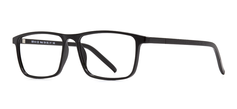 BENX BXGRL124-06 Optik Genç,Yetişkin Erkek Köşeli Çerçeveli Grilamid (TR90) - 2