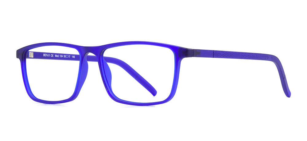 BENX BXGRL124-M18 Optik Genç,Yetişkin Erkek Köşeli Çerçeveli Grilamid (TR90) - 2