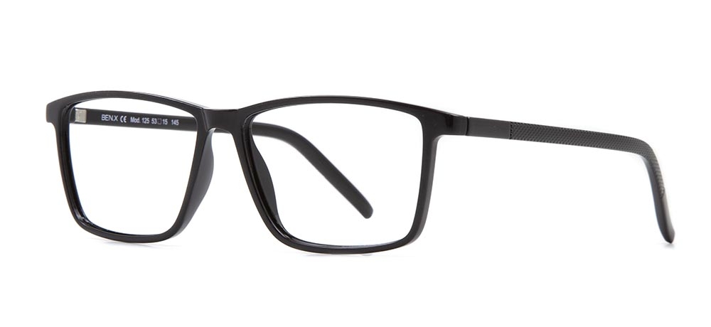 BENX BXGRL125-06 Optik Genç,Yetişkin Erkek Köşeli Çerçeveli Grilamid (TR90) - 2