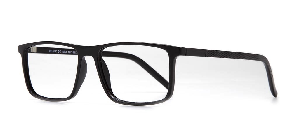 BENX BXGRL127-06 Optik Genç,Yetişkin Erkek Köşeli Çerçeveli Grilamid (TR90) - 2