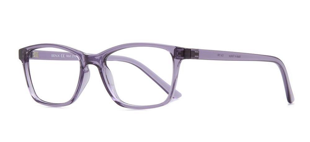 BENX BXGRL210-158 Optik Genç,Yetişkin Kadın Köşeli Çerçeveli Grilamid (TR90) - 2