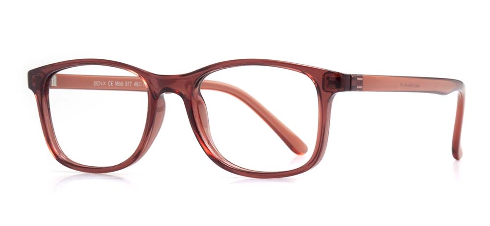 BENX BXGRL517-145 Optik Çocuk Kadın Köşeli Çerçeveli Grilamid TR90 - 2