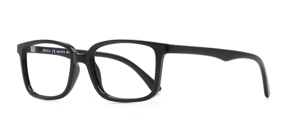 BENX BXGRL518-06 Optik Çocuk Erkek,Kadın,Unisex Köşeli Çerçeveli Grilamid (TR90) - 2