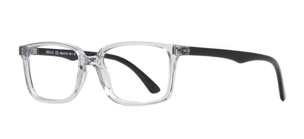 BENX BXGRL518-20506 Optik Çocuk Erkek,Kadın,Unisex Köşeli Çerçeveli Grilamid (TR90) - 2