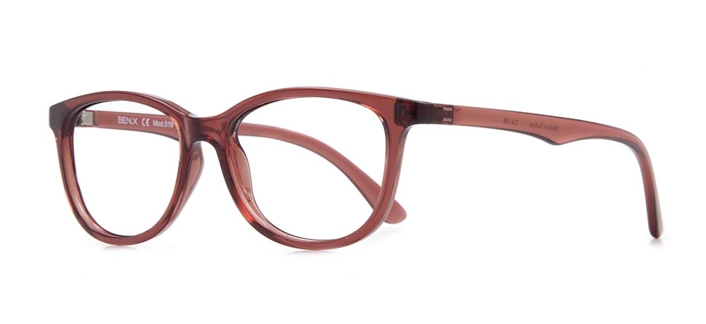 BENX BXGRL519-145 Optik Çocuk Kadın Oval Çerçeveli Grilamid (TR90) - 2