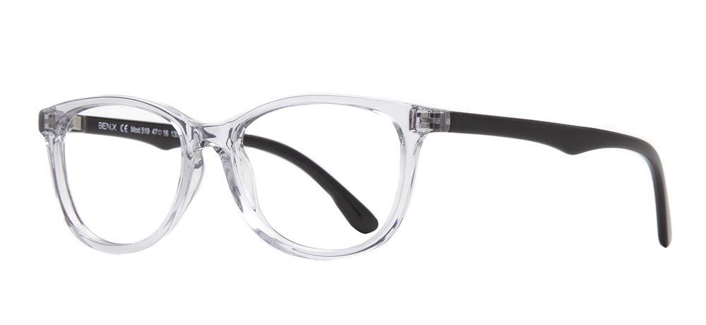 BENX BXGRL519-20506 Optik Çocuk Erkek,Kadın,Unisex Oval Çerçeveli Grilamid (TR90) - 2