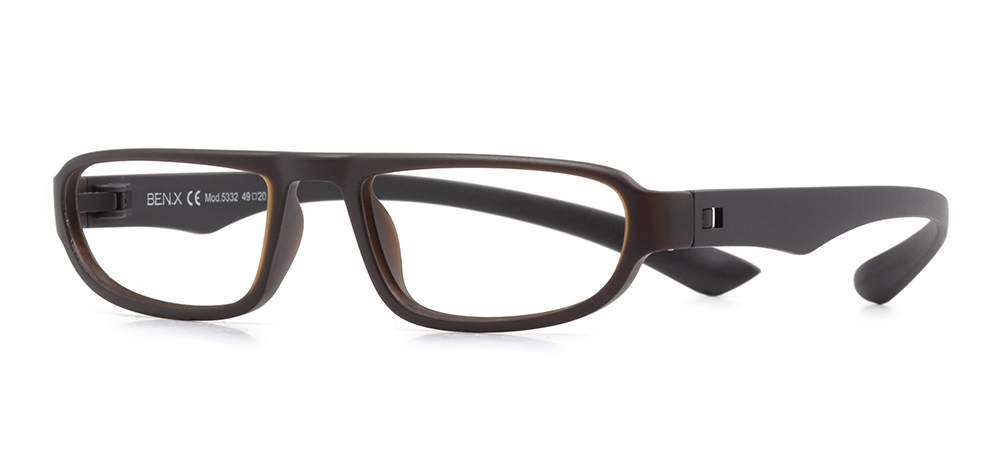 BENX BXGRL5332-M0406 Optik Genç,Yetişkin Erkek,Kadın,Unisex Geometrik Çerçeveli Grilamid (TR90) - 2