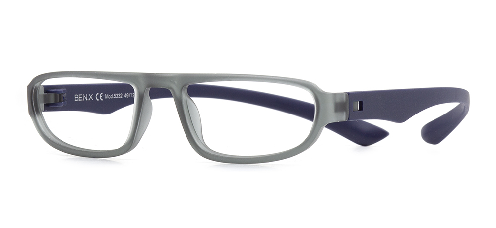 BENX BXGRL5332-M05120 Optik Genç,Yetişkin Erkek,Kadın,Unisex Geometrik Çerçeveli Grilamid (TR90) - 2