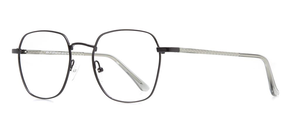 BENX BXMTL 7011.52-C.06 Optik Genç Erkek,Kadın,Unisex Geometrik Çerçeveli Metal - 2