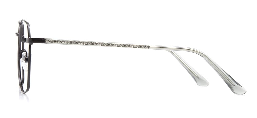 BENX BXMTL 7011.52-C.06 Optik Genç Erkek,Kadın,Unisex Geometrik Çerçeveli Metal - 3