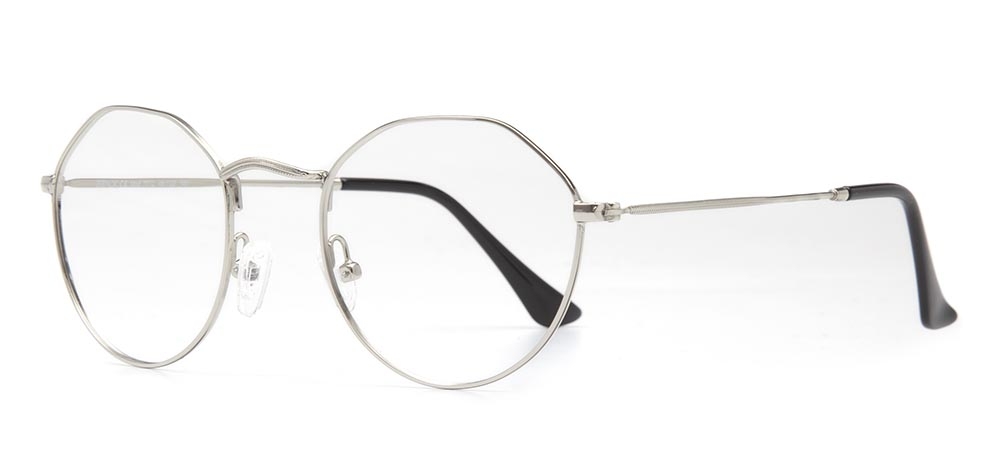 BENX BXMTL 7012.49-C.01 Optik Genç Kadın Geometrik Çerçeveli Metal - 2