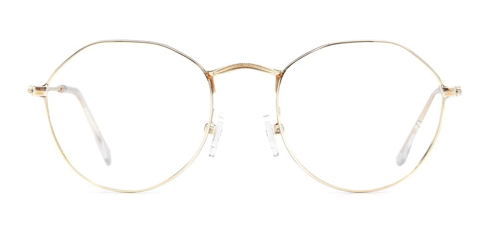 BENX BXMTL 7012.49-C.03 Optik Genç Kadın Gold Çerçeveli Metal - 1