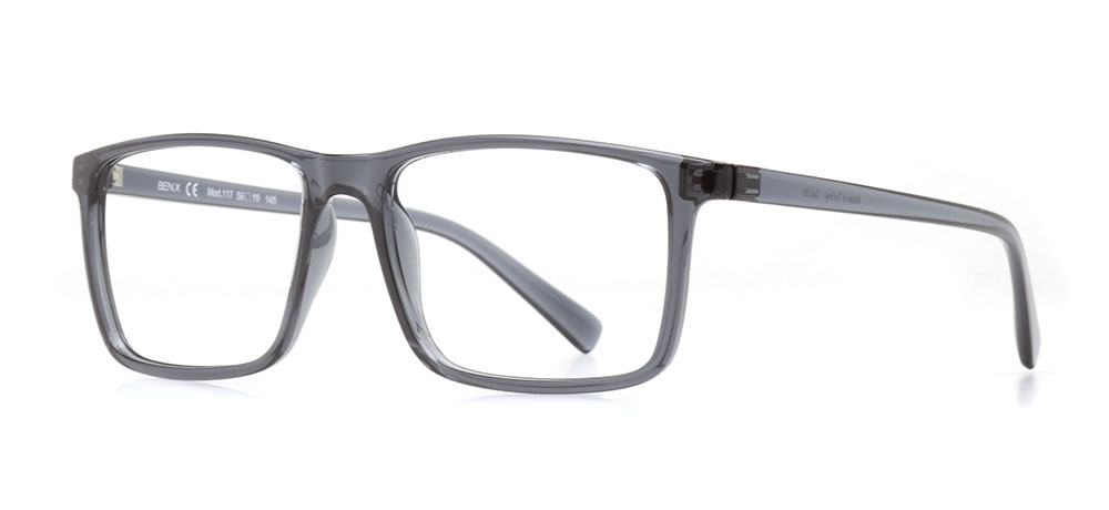 BENX BXTR90 117-05 Optik Yetişkin Erkek Köşeli Çerçeveli Grilamid (TR90) - 2