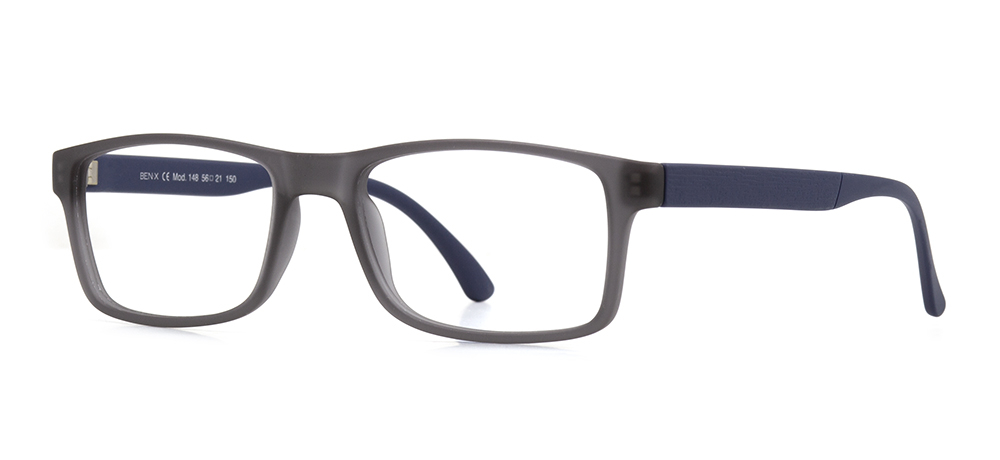 BENX BXTR90 148-M05120 Optik Genç Erkek Köşeli Çerçeveli Grilamid TR90 - 2
