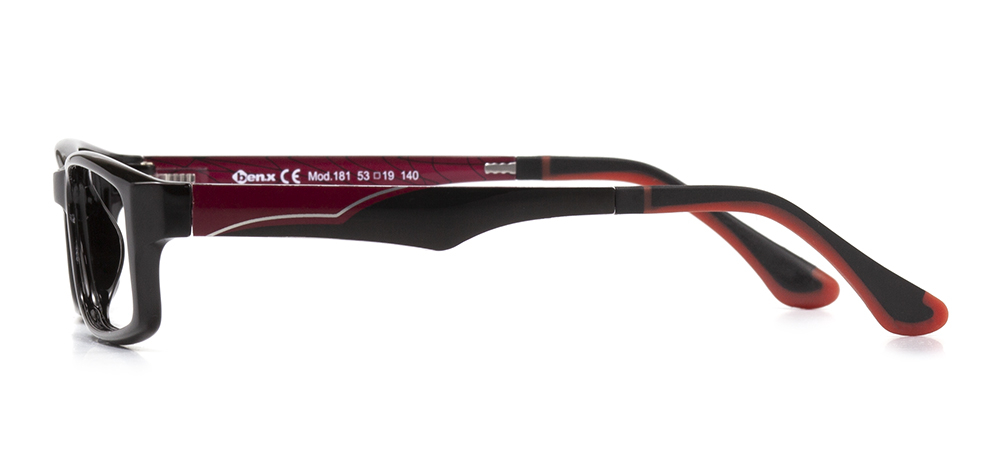 BENX BXTR90 181-06 Optik Genç Erkek,Kadın,Unisex Köşeli Çerçeveli Grilamid TR90 - 3