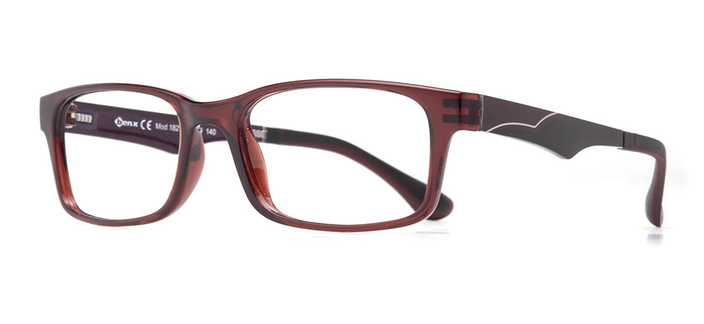 BENX BXTR90 182-15 Optik Genç,Yetişkin Erkek,Kadın,Unisex Köşeli Çerçeveli Grilamid (TR90) - 2