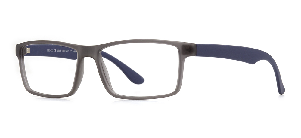 BENX BXTR90 183-M05120 Optik Yetişkin Erkek Köşeli Çerçeveli Grilamid (TR90) - 2
