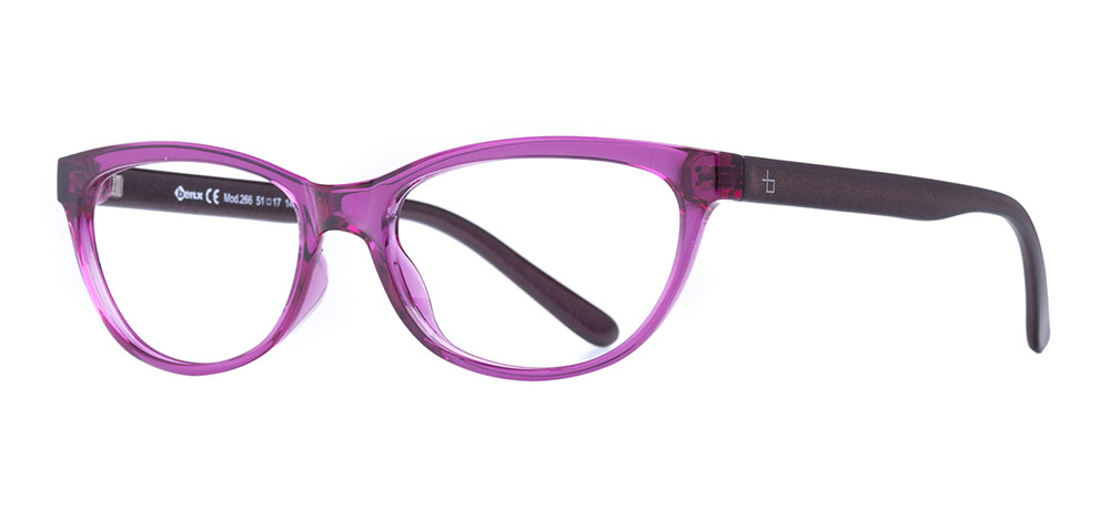 BENX BXTR90 266-6894 Optik Genç,Yetişkin Kadın Çekik Çerçeveli Grilamid (TR90) - 2