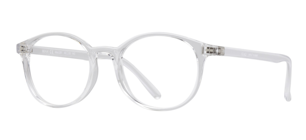 BENX BXTR90 281-01 Optik Genç Erkek,Kadın,Unisex Yuvarlak Çerçeveli Grilamid (TR90) - 2