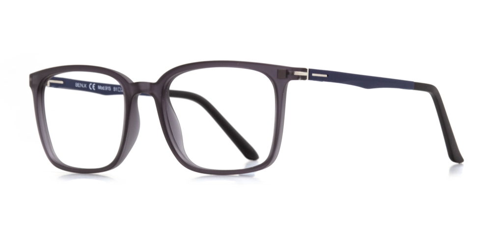 BENX BXTR90 915-M05120 Optik,Güneş Genç,Yetişkin Erkek Köşeli Çerçeveli Ultem - 2