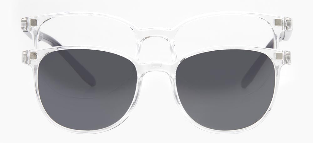 BENX BXTR90 917-C.01 Clipon Çocuk Erkek,Kadın,Unisex Oval Çerçeveli Grilamid TR90 - 1