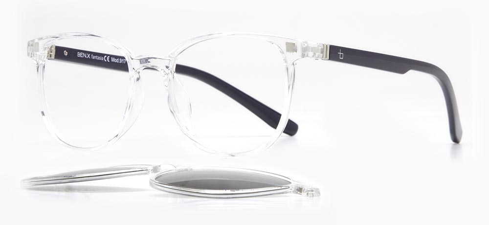 BENX BXTR90 917-C.01 Clipon Çocuk Erkek,Kadın,Unisex Oval Çerçeveli Grilamid TR90 - 2