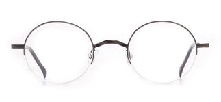 BENX CEO BXCEO 10103-C01 Optik Genç,Yetişkin Erkek,Kadın,Unisex Yuvarlak Yarım Çerçeveli Titanyum 