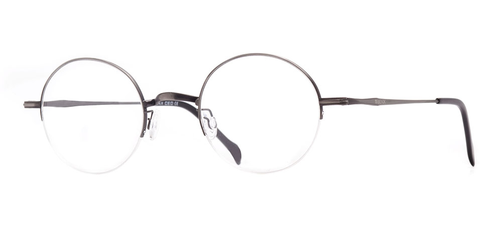 BENX CEO BXCEO 10103-C02 Optik Genç,Yetişkin Erkek,Kadın,Unisex Yuvarlak Yarım Çerçeveli Titanyum - 2