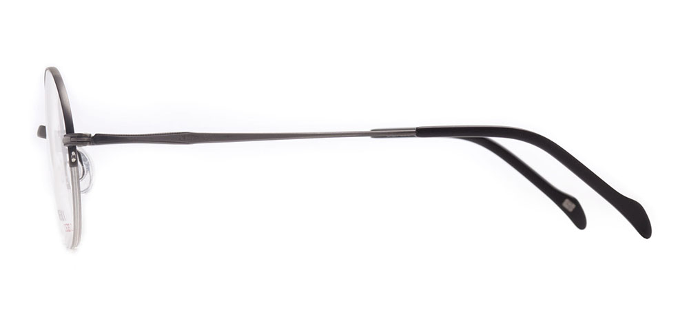 BENX CEO BXCEO 10103-C02 Optik Genç,Yetişkin Erkek,Kadın,Unisex Yuvarlak Yarım Çerçeveli Titanyum - 3