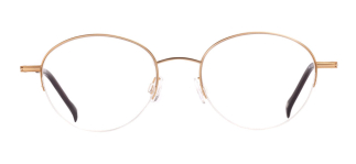 BENX CEO BXCEO 10105-C01 Optik Genç Erkek,Kadın,Unisex Oval Yarım Çerçeveli Titanyum 