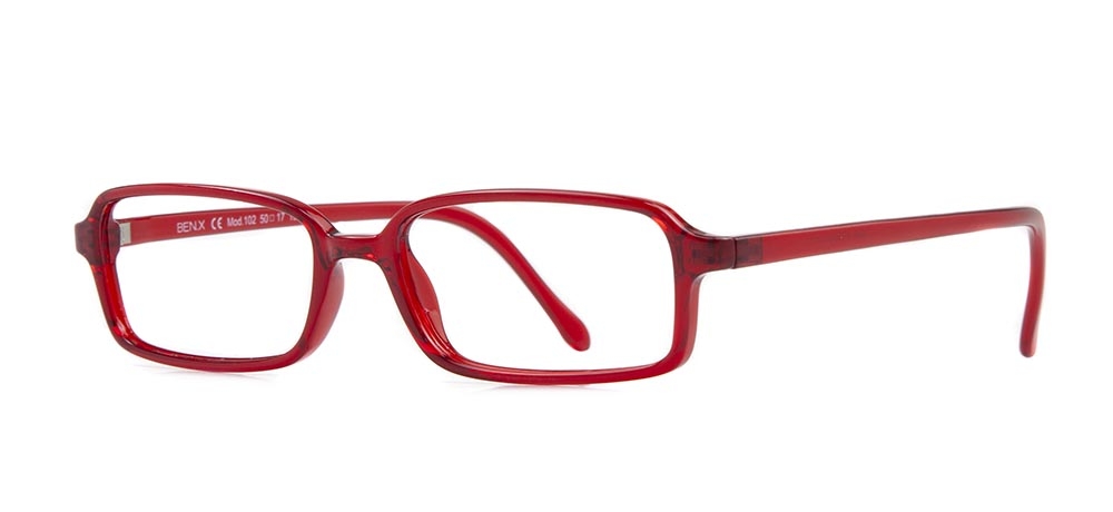 BENX CLASSIC BXGRL102-11 Optik Genç,Yetişkin Kadın Köşeli Çerçeveli Grilamid (TR90) - 2