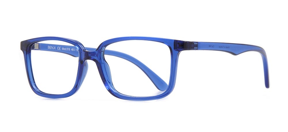 BENX CLASSIC BXGRL518-146 Optik Çocuk Erkek,Kadın,Unisex Köşeli Çerçeveli Grilamid TR90 - 2