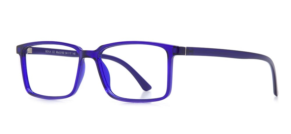 BENX CLASSIC BXGRL5192-118 Optik Erkek Erkek Köşeli Çerçeveli Grilamid TR90 - 2