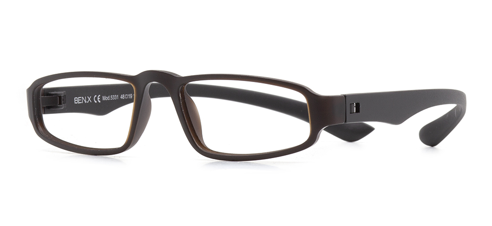 BENX CLASSIC BXGRL5331-M0406 Optik Genç,Yetişkin Erkek,Kadın,Unisex Geometrik Çerçeveli Grilamid TR90 - 2
