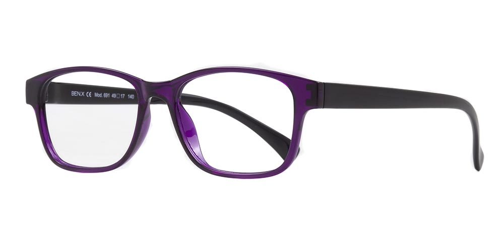 BENX CLASSIC BXTR90 691-10506 Optik Genç Kadın Köşeli Çerçeveli Grilamid TR90 - 2