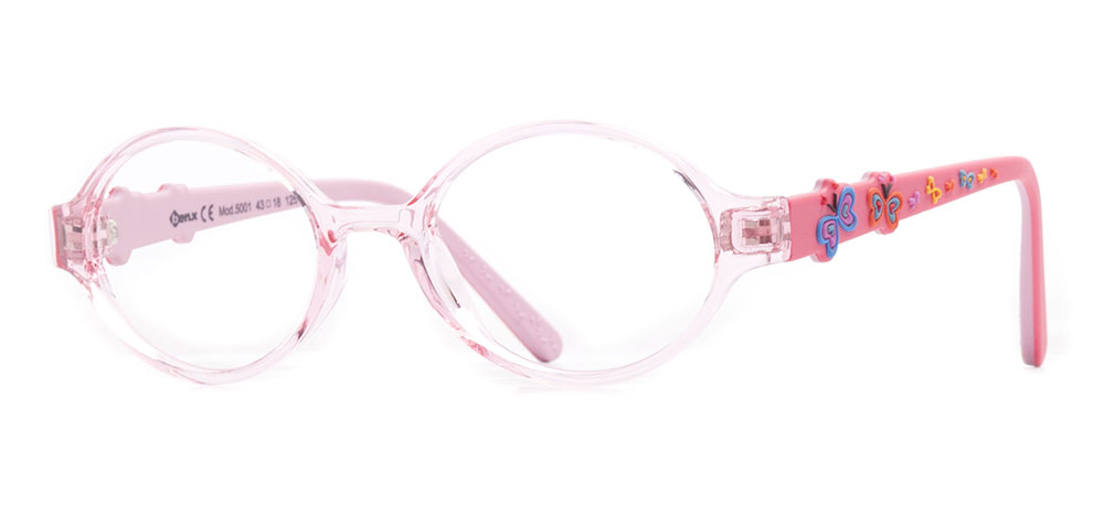 BENX FANTASIA BXASTS5001-K0804 Optik Bebek,Çocuk Kadın Oval Çerçeveli Grilamid (TR90) - 2