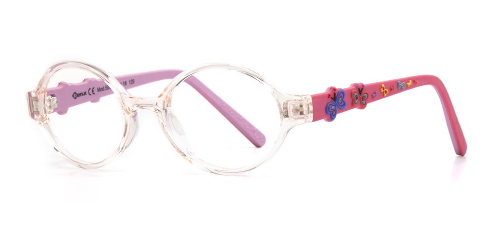 BENX FANTASIA BXASTS5001-K17704 Optik Bebek,Çocuk Kadın Oval Çerçeveli Grilamid (TR90) - 2