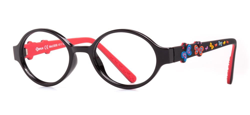 BENX FANTASIA BXASTS5006-K0601 Optik Bebek,Çocuk Kadın Oval Çerçeveli Grilamid (TR90) - 2